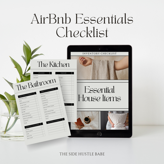 AirBnb Essentials Checklist