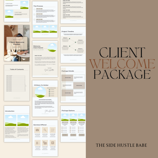 Customizable Client Welcome Packet