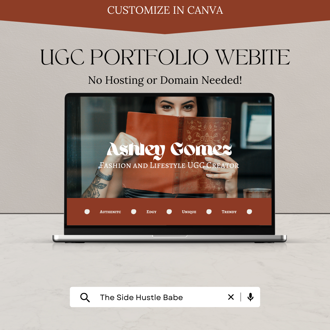 UGC Portfolio Canva Website